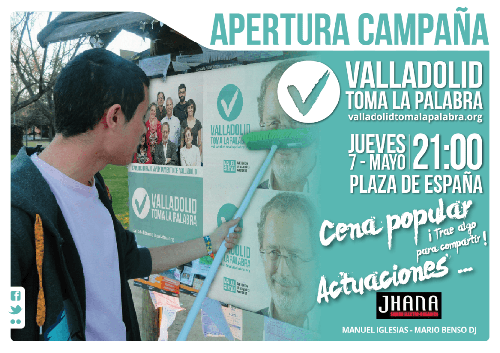 Valladolid toma la palabra apertura de campaña hanna sonido electro orgánico manuel iglesias