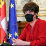 María Sánchez presentando la AUVA 2030
