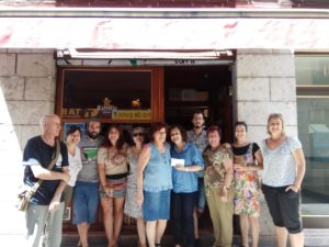 Una de las última visitas de Juana a Valladolid