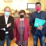 Manuel Saravia, María Sánchez y Alberto Bustos